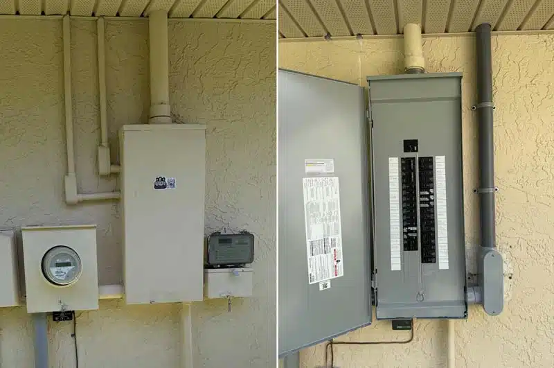 Electrical panel upgrade.
